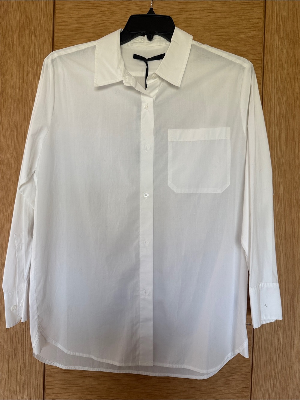 Jenni Kayne White Button-Front Dress Shirt